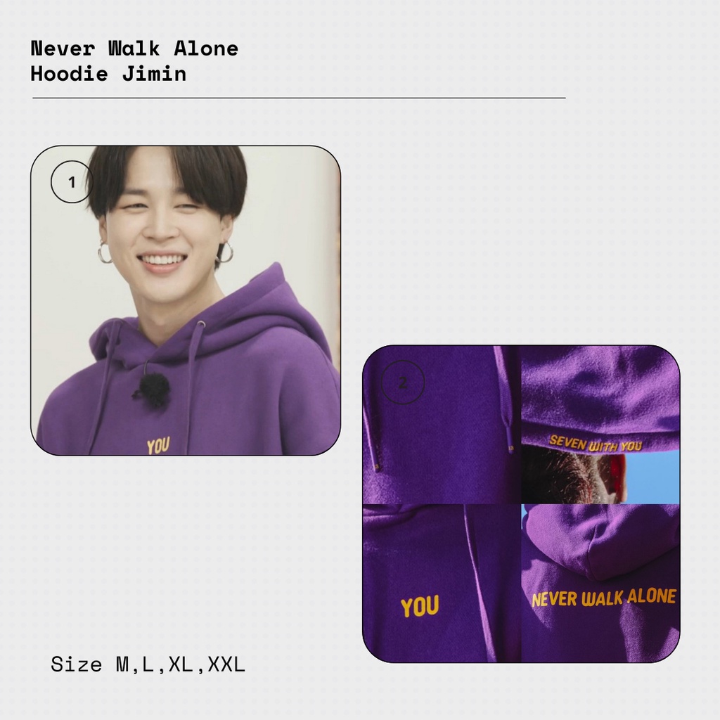 Hoodie Jimin BTS You Never Walk Alone