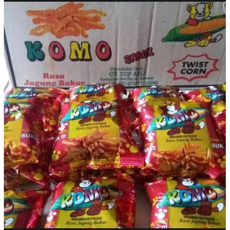 

Snack chiki Komo rasa jagung bakar 10 pcs 9 gr RZ galery