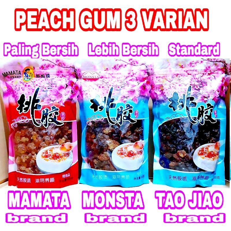 

NEW | PEACH GUM DESSERT SELECTED 500gr| HEALTHY COLLAGEN PREMIUM GRADE AA | MAMATA| MONSTA| PEACHGUM