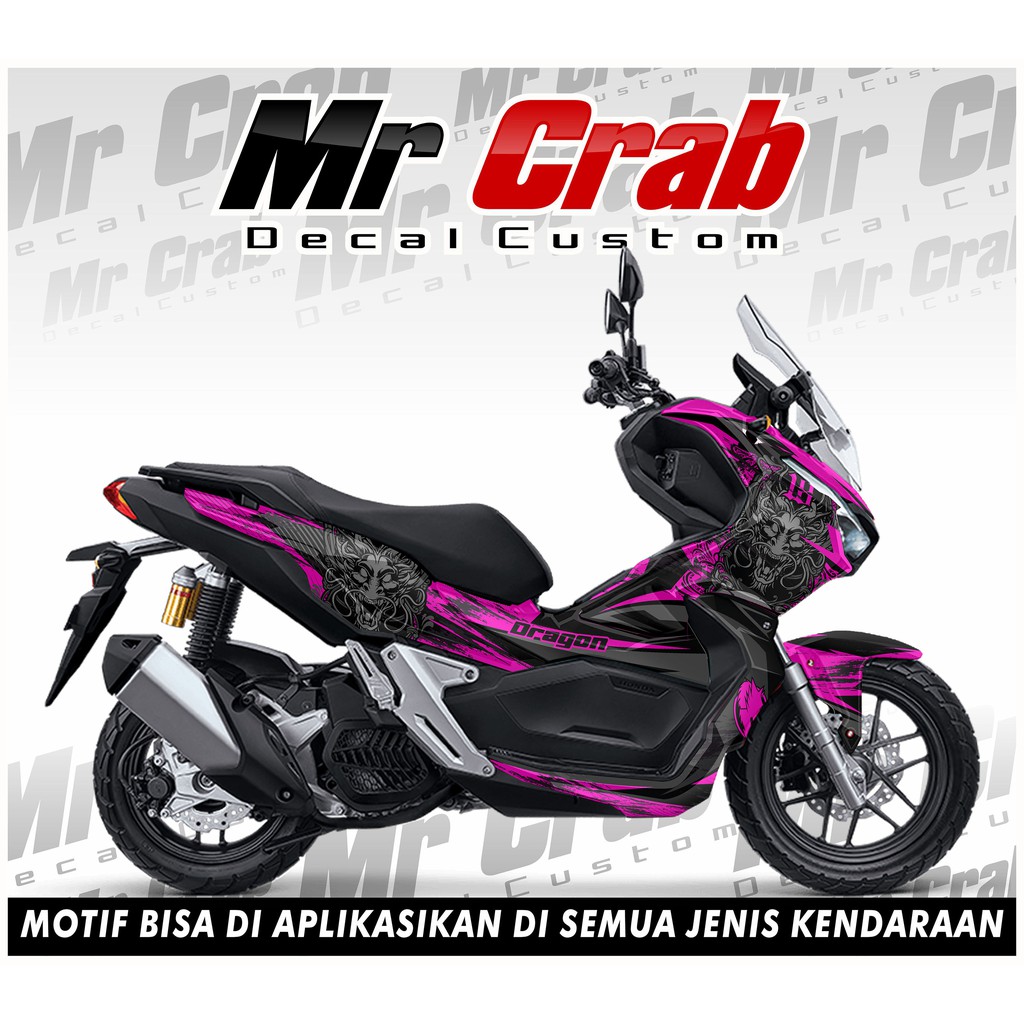 Sticker Striping DECAL Honda ADV 150, Sticker Decal ADV, Sticker ADV 150 ,striping ADV 150 DRAGON