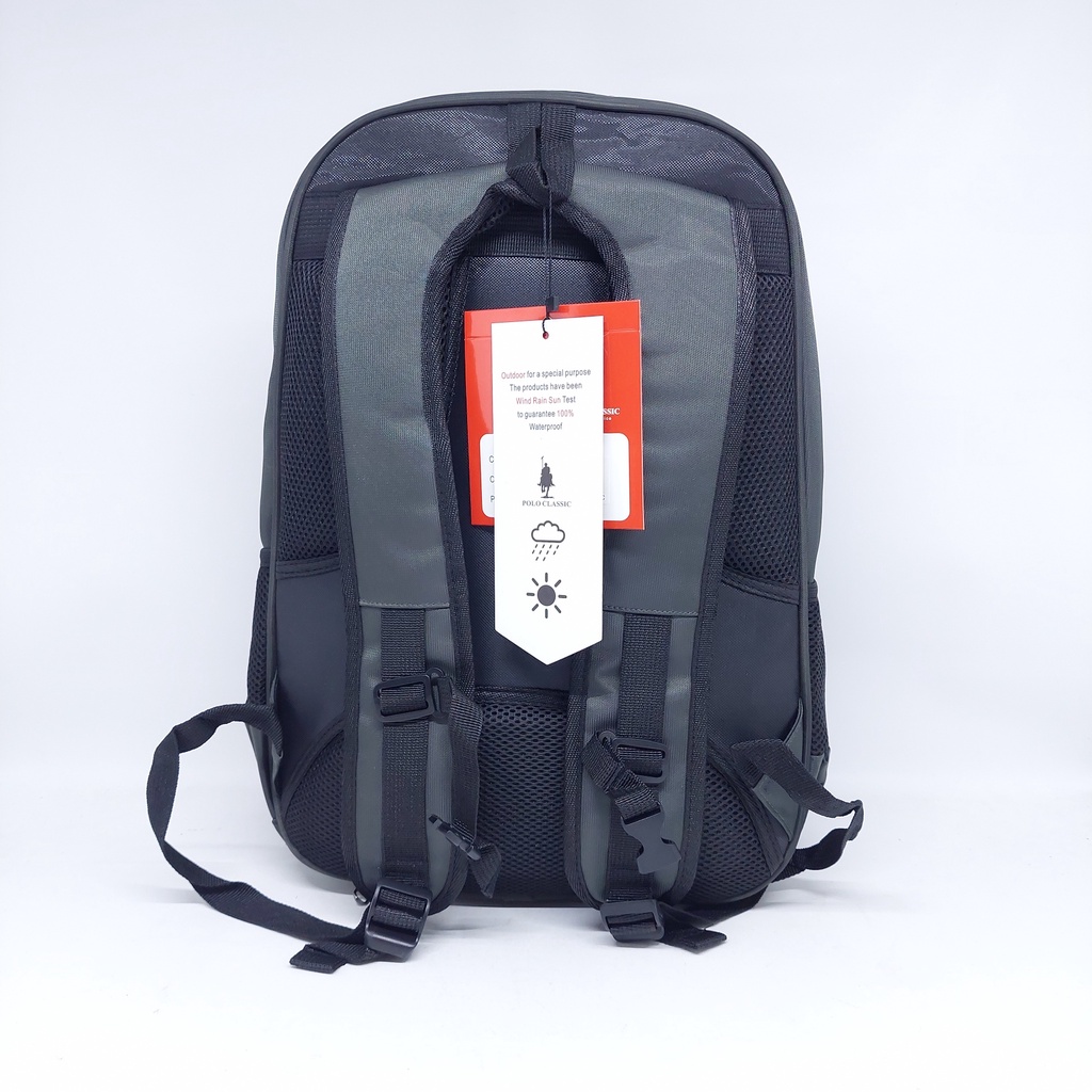 TAS LAPTOP POLO CLASSIC USB 18inch / Ransel Polo CLASSIC COWOK ORIGINAL ADA KABEL DATA  / Tas Punggung Polo Classic KUAT / BAGPACK SEKOLAH SD SMP SMA KULIAH LAKI-LAKI / TAS KERJA / TAS KANTOR MURAH