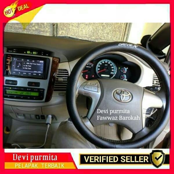 Cover Stir Mobil Sarung Stir Mobil TOYOTA KIJANG INNOVA REBORN HITAM