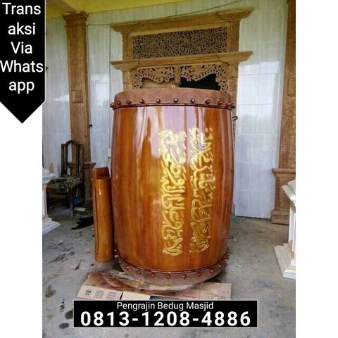 ( Bayar Setelah Bedug Sampai Di Lokasi Anda ) Bedug Masjid Besar Beduk Masjid Kayu Jati Kulit Sapi K
