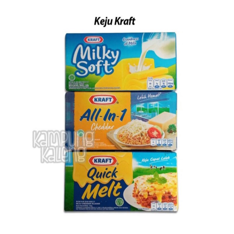 

Keju Cheddar Merk Kraft 165 Gram