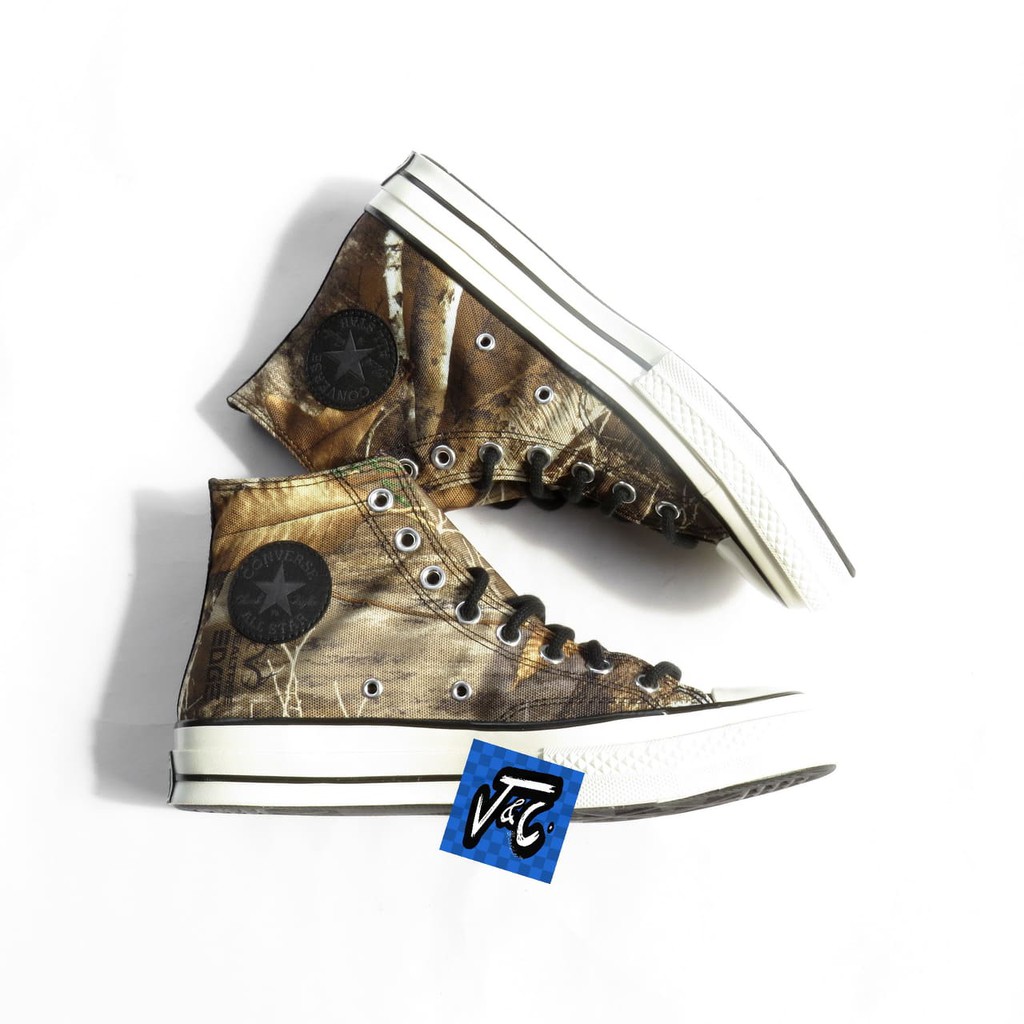 Sepatu Converse Chuck 1970 70s Realtree Edge Camo Print Utility Hi