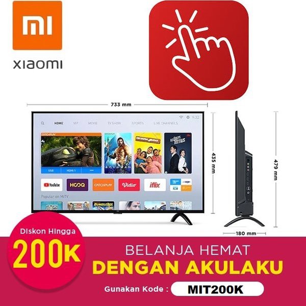 Solusi TV LED Xiaomi Mi LED 4A 32 inch Tv Android Smart Tv - garansi RESMI terbaik