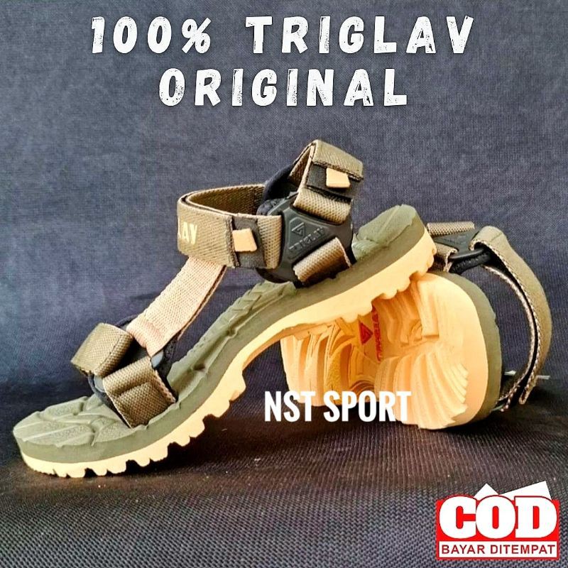 Sandal Triglav - Sandal Gunung Triglav Casual Pro Original - Sandal Outdoor - Sandal Pria Outdoor - Triglav