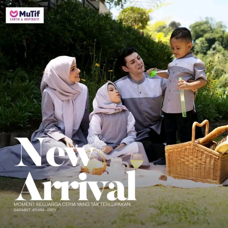 (COD) MUTIF ATHIRA - ARVIN - AXELLE - ARDILLAH Silver Filigree ll Terbaru sarimbit keluarga 2021 gam
