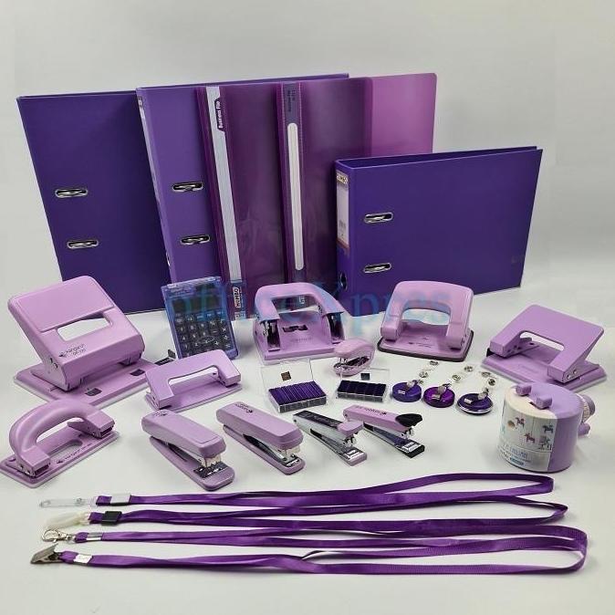 

BUKU & ALAT TULIS PERLENGKAPAN SEKOLAH & KANTOR SERBA LILAC STAPLER