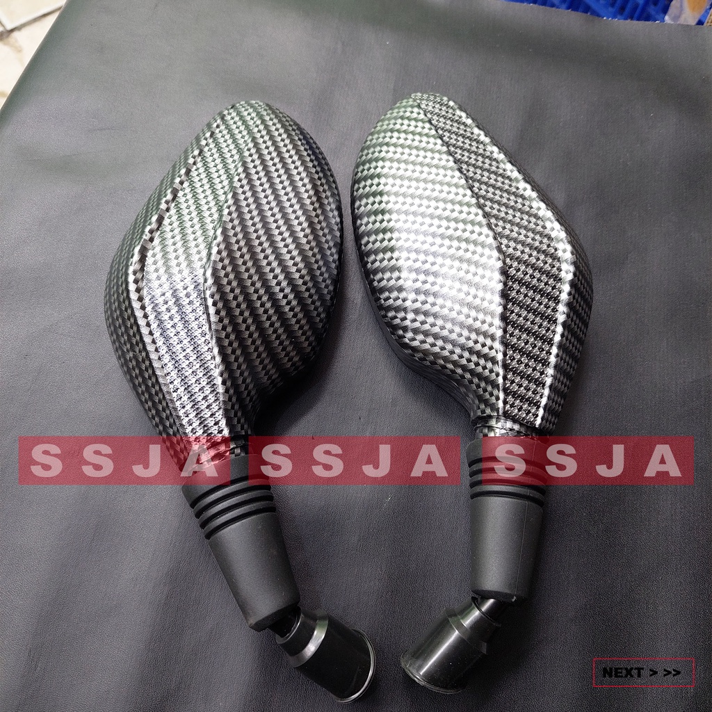 Spion click carbon/spion klik karbon universal motor honda yamaha