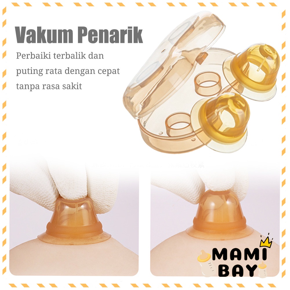 OKEYI Alat penarik puting payudara untuk nipple corrector nipple puller vakum penarik