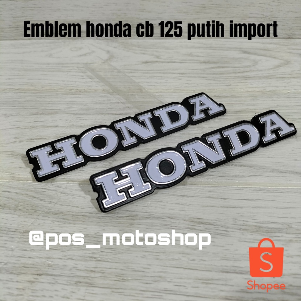 logo Emblem Tangki  Motor Honda CB125 CB 125 Import Import