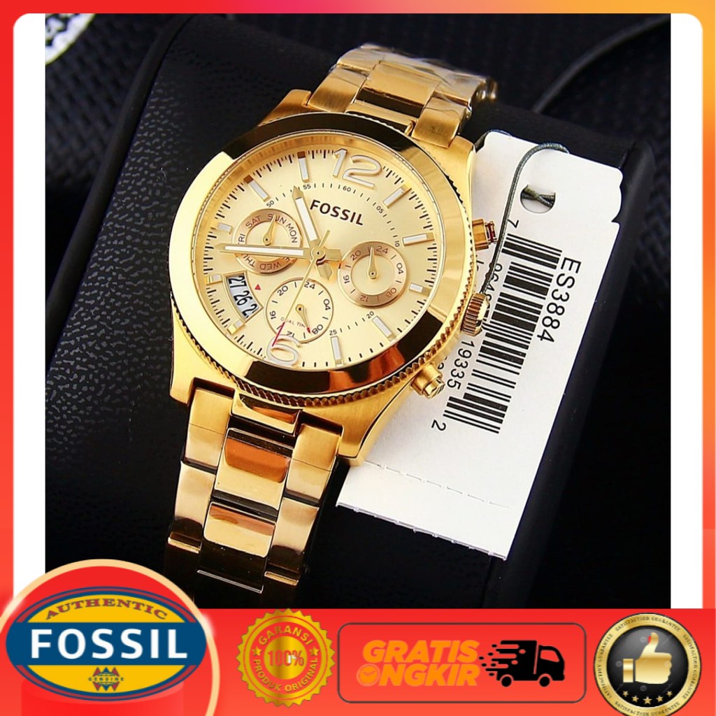 JAM TANGAN CEWEK FOSSIL WANITA ES 3884