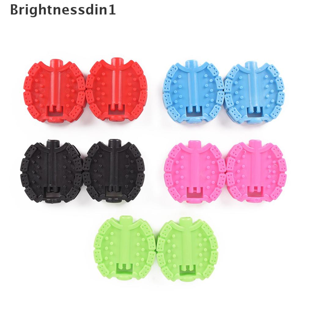 (Brightnessdin1) Pedal Roda Tiga Pengganti Untuk Sepeda