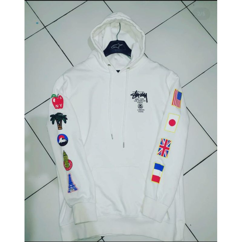 stussy world tour Mexico Hoodie Second ( Rare )