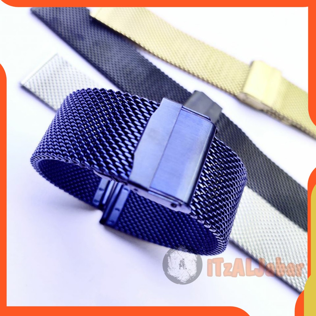 Tali jam tangan Naviforce NF 5015 16 mm Milanese Shark mesh Strap