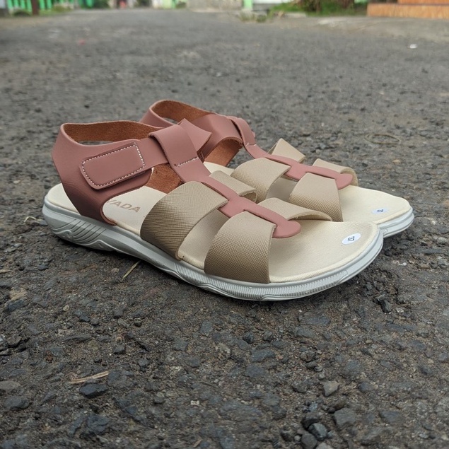 SANDAL PEREMPUAN KOREA STYLE TERBARU - SANDAL WANITA TALI BELAKANG 2022