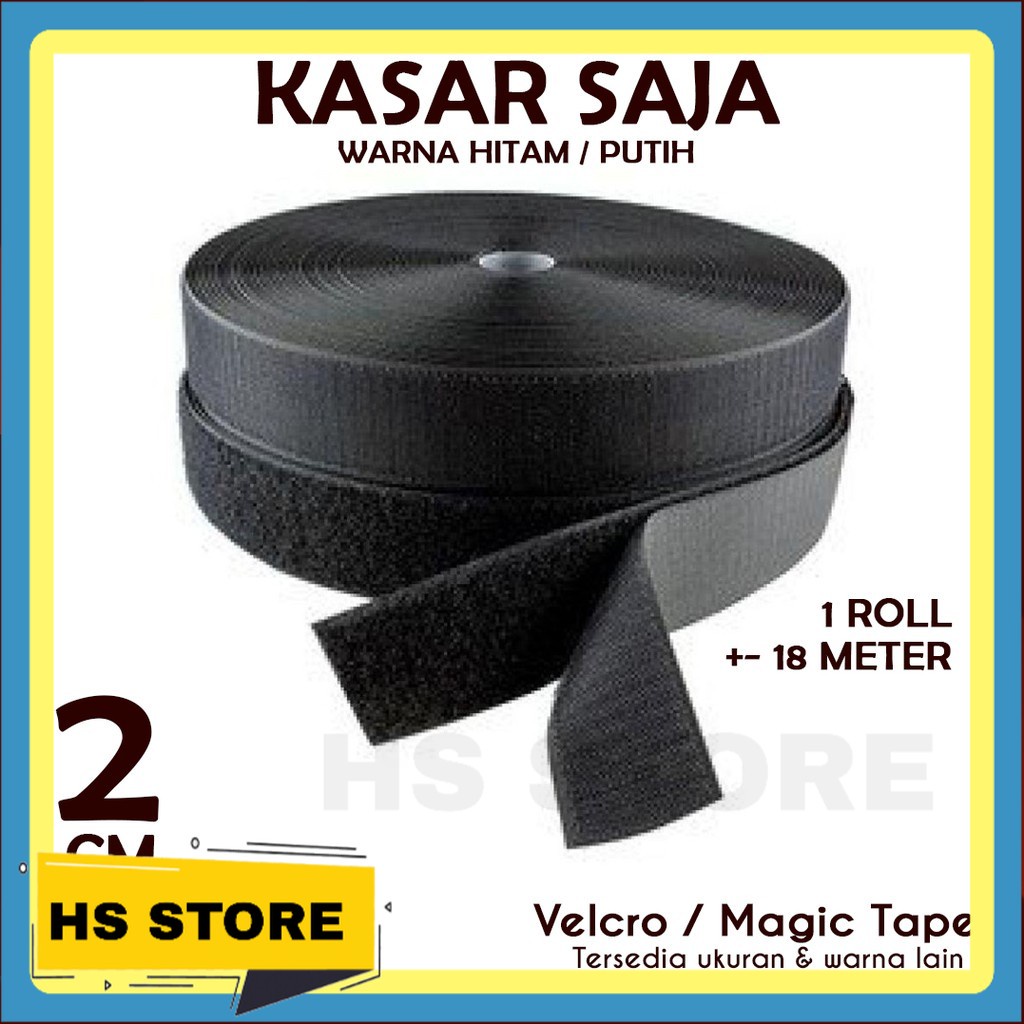 

VELCRO 2 CM MAGIC TAPE KASAR 18 METER