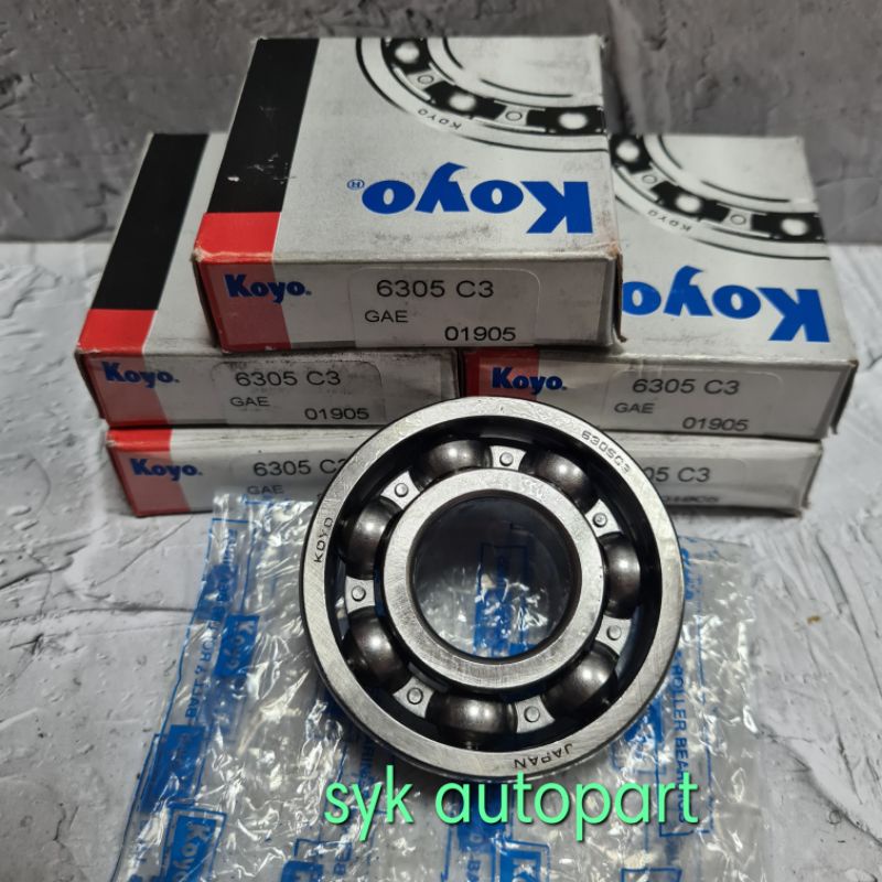 BEARING 6305 CM KOYO TANPA TUTUP/POLOS