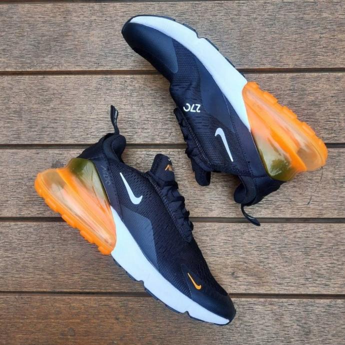 air max 270 react orange and black