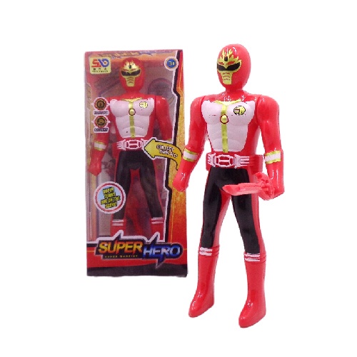 Mainan Anak FIgur Ranger - Super Hero Ranger Red - Pahlawan Super