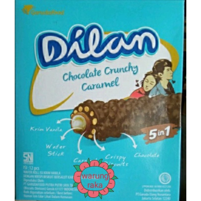 

dilan/chocolate/caramel/1box isi 12pcs X 24gram