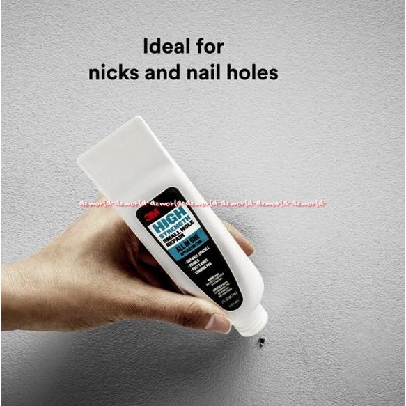 3M High Strength Small Hole Repair All in One Application Tools Lem Alat Dempul Perbaikan Untuk lubang Di Dinding Three M