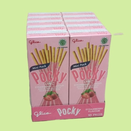 

Pocky 21gr Strawberry Stick Biscuit [10 pcs/box]