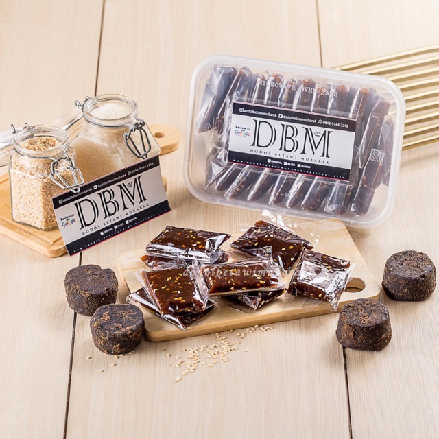 

Dodol Betawi Mubarak Rasa Wijen / Sesame