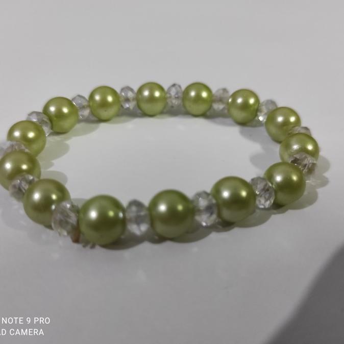 +++++] gelang batu manik warna warni