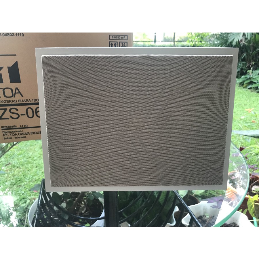 SPEAKER BOX 6W 6 WATT PASSIVE PASIF WALL DINDING INDOOR DALAM RUANGAN TOA ZS-062