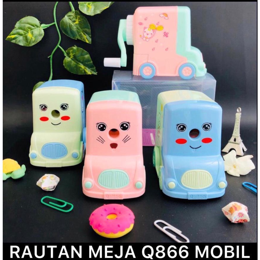 

LJK SHOP - SERUTAN PENSIL MEJA / RAUTAN PENSIL / PENCIL SHARPENER MOBIL MODEL Q866
