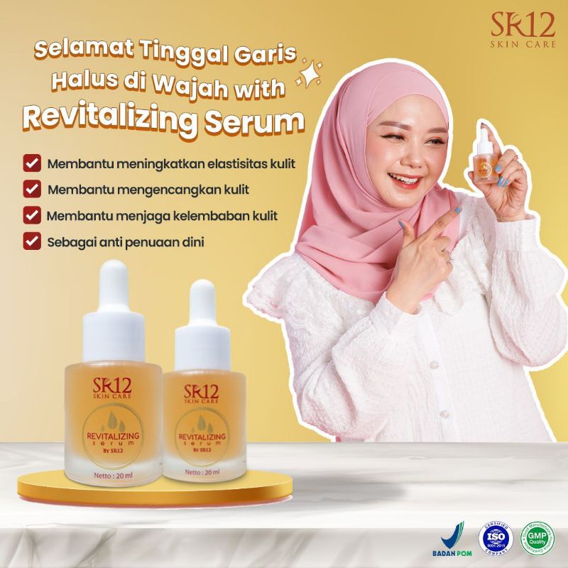 SR12 Revitalizing Serum - Serum Anti Aging - Serum Anti Kerut - Serum Anti Kerutan Wajah - Serum Anti Kerutan dan Garis Halus - Serum Anti Kerutan