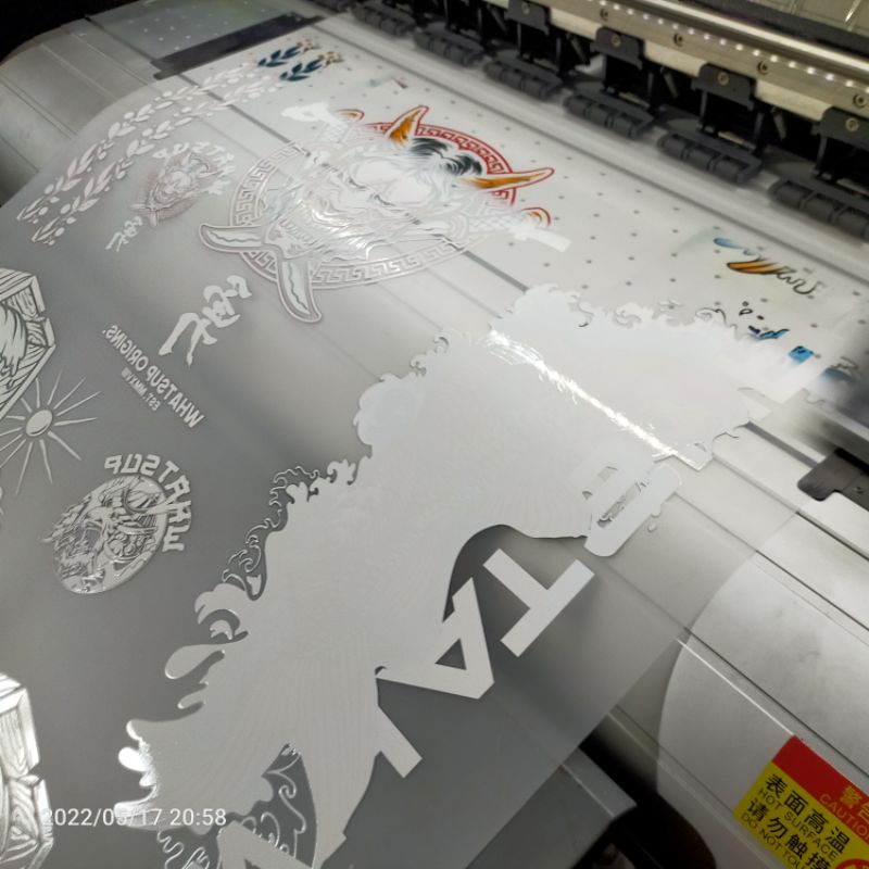 

Sablon DTF Meteran, Ukuran Besar media 58 x 100