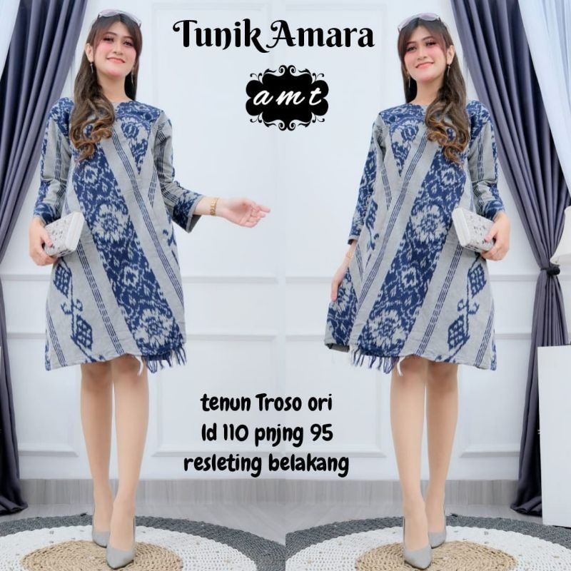 Tunik AMARA Tenun Troso ori