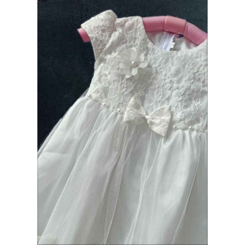 BAJU PESTA ANAK PEREMPUAN/ DRESS GAUN PESTA / GAUN SERBA PUTIH