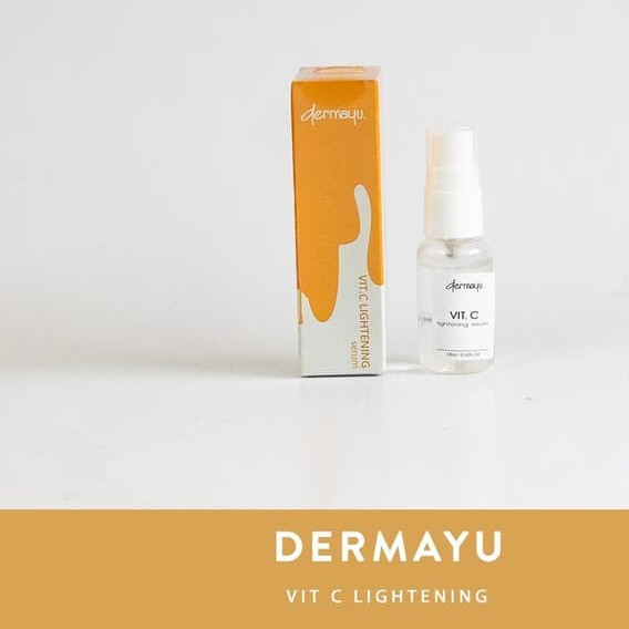 [COD] Dermayu Serum Vitamin C Lightening AMPUH Mengatasi Kulit Berminyak &amp; Mengencangkan Kulit  I 100% Original BPOM