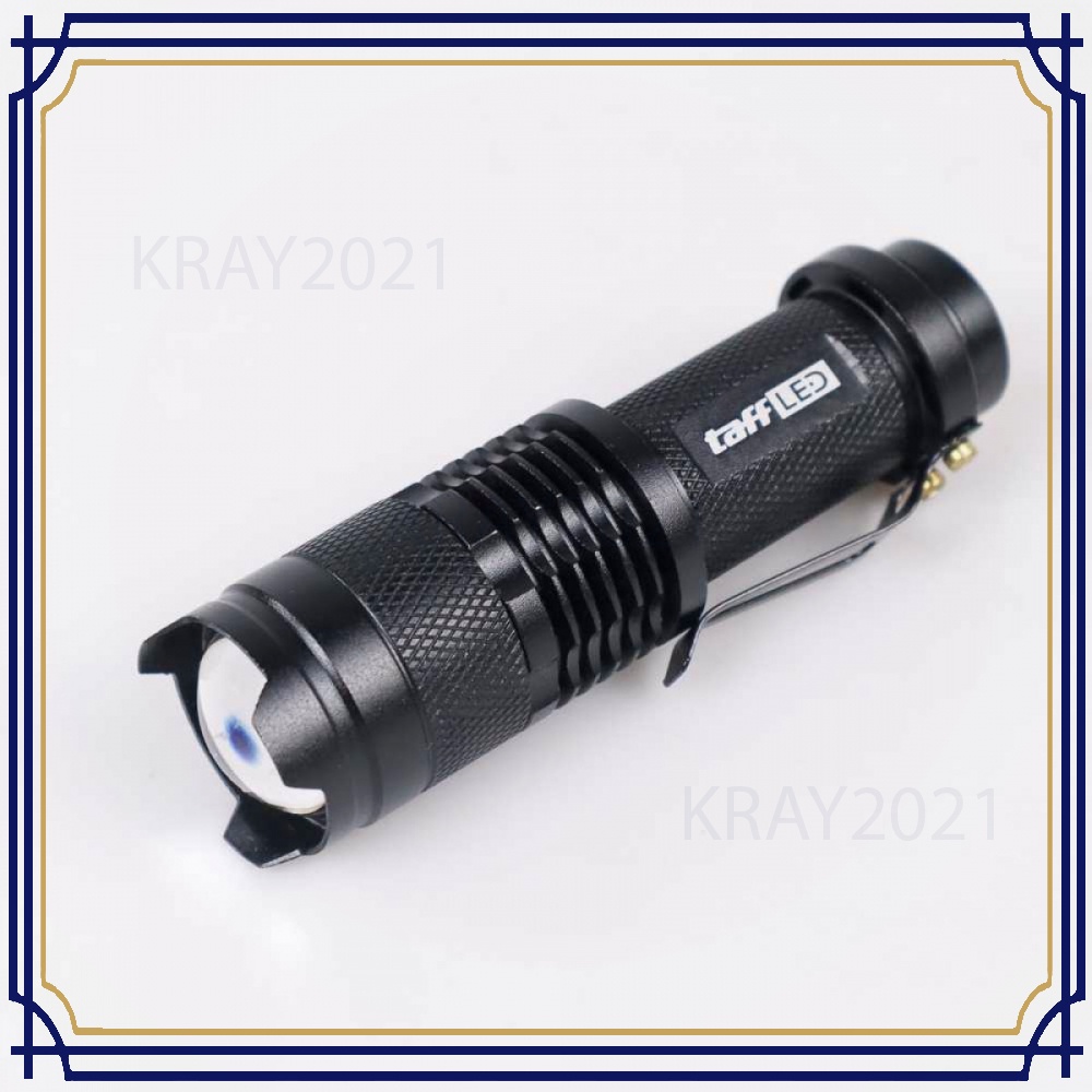 TaffLED Senter LED 2000 Lumens Waterproof + Charger + Box - P1