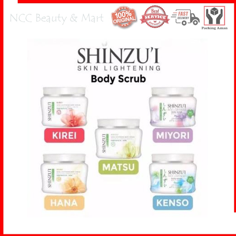 * NCC * Shinzui Body Scrub Lightening Kirei Matsu Myori Sakura Sinzui Shinsui Sinsui