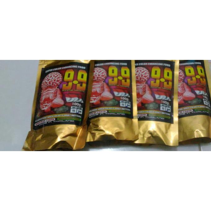 Pelet ikan louhan 99 nine point nine originally from Thailand