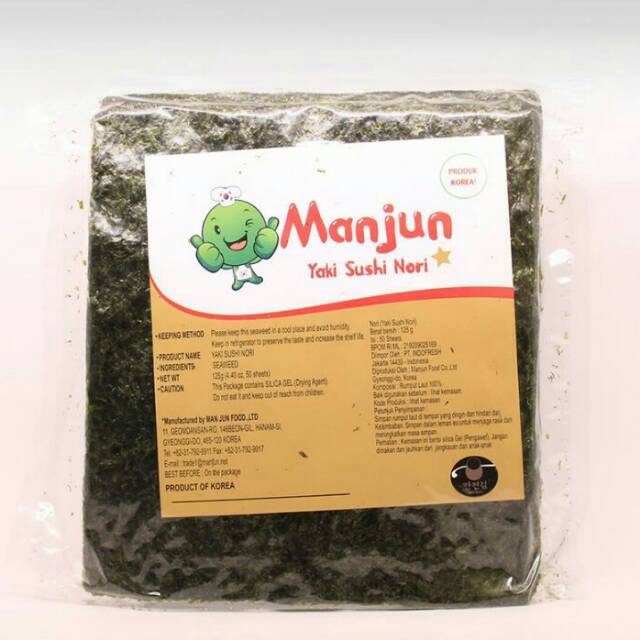 

Manjun Yaki Nori Sushi Seaweed 125gr