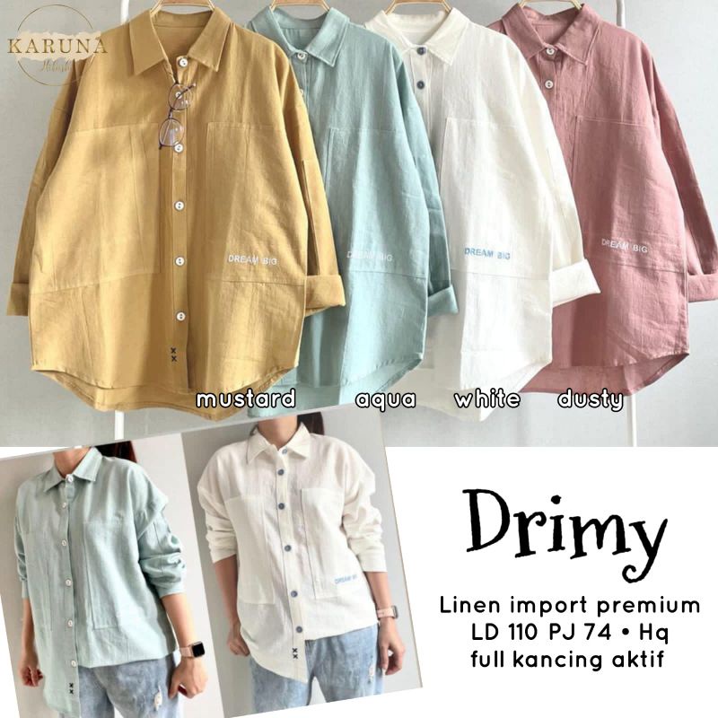 DRIMY BLOUSE ORI BY KARUNA (100% ORIGINAL BY KARUNA)