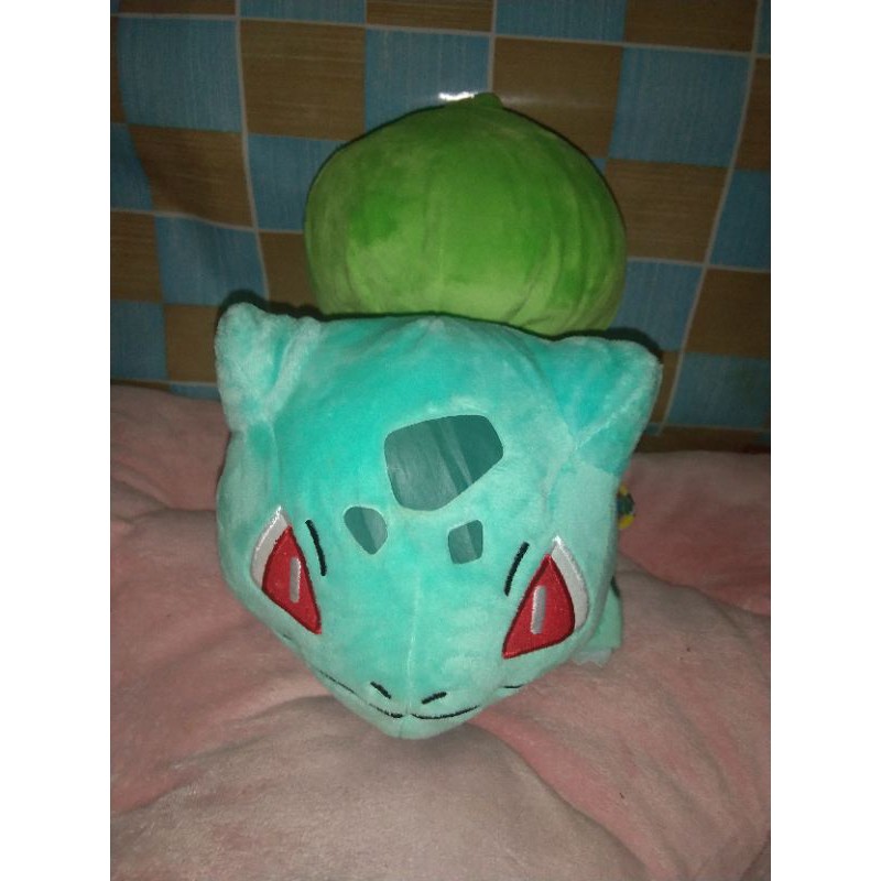 (boneka pl) Pokemon bulbasaur newtag ori