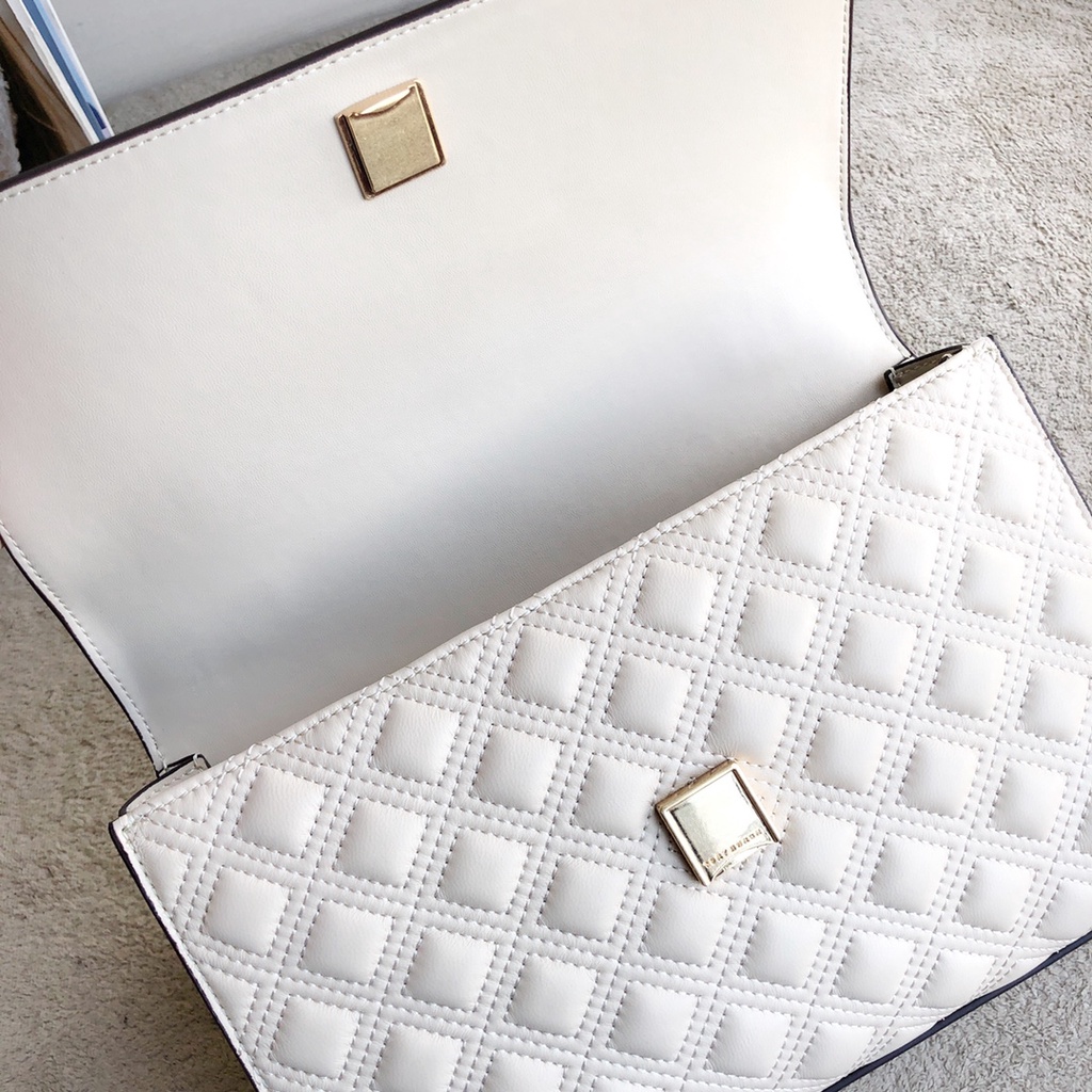 (SameDay Grab)  2 Size Original tb New style Fleming 75576 76997 sheepskin material new shoulder bag chain bag