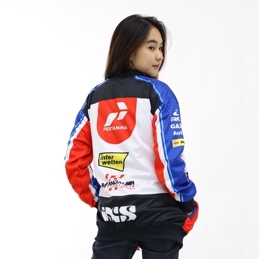 JAKET ZIPPER RACING PERTAMINA MANDALIKA