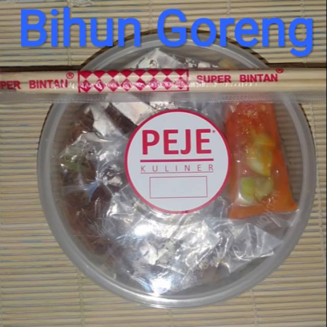 

BIHUN GORENG - PEJE