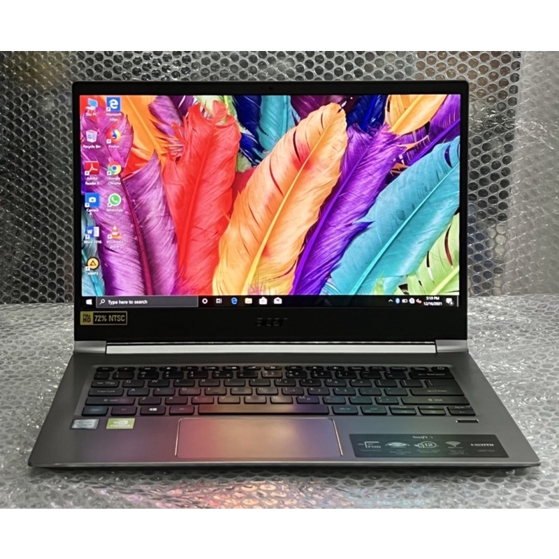 Laptop Acer Swift 3 SF314-55G Core i5-8265U NVIDIA GeForce MX250 SSD Layar 14inch Second