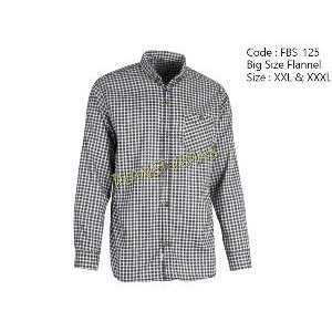 Kemeja Flanel Jumbo Pria Baju Flannel Big Size Ukuran Besar Cowok XXL XXXL fbs125 PJ1