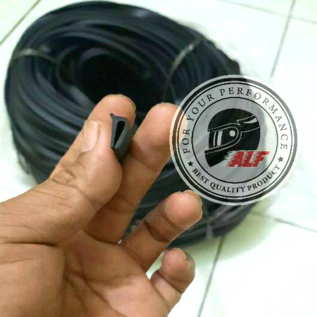 Talang Air Kaca Helm / Talang Air Visor Helm / List Karet Kaca Helm