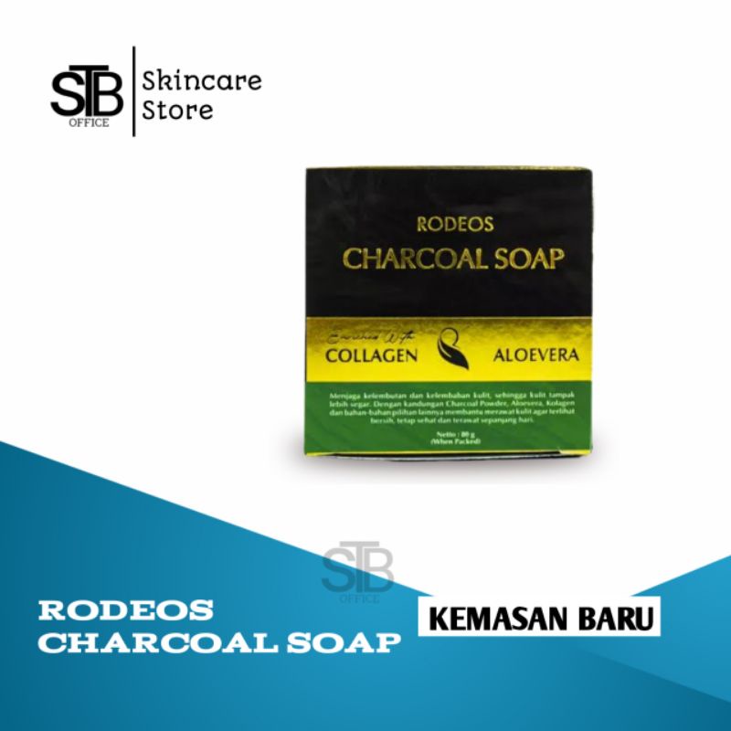 RODEOS CHARCOAL SOAP / REDEOS SABUN WAJAH PRIA MENGURANGI WAJAH BERMINYAK DAN BERJERAWAT Sabun Wajah Cuci Muka Pria Rodeos Facial Treatment HydroxyReve Day Night Cream Pencerah Wajah Pria Penghilang Jerawat Dan Bekas Jerawat Anti Acne Kusam Komedo